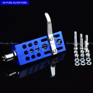 Nuevo 20 piezas/lote CNC mecanizado azul anodizado tipo PYME cabecera alambre de plomo plata pura - Imagen 1 de 5
