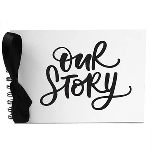 Band, Swirl Our Story, Fotoalbum, Sammelalbum, leere weiße Seiten, A5 - Bild 1 von 5