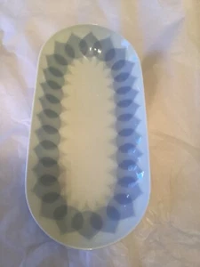 TOP ZUSTAND Rosenthal Germany Lotus Azurblau Tablett - 4,75”B x 9,75”L - Bild 1 von 4