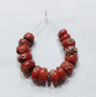 Natural Coral Gemstone Beads Undyed Red Coral Loose Beads Vintage Coral Beads
