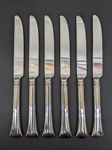 Waterford Mont Clare hohle Tafelmesser 18/10 Edelstahl Besteck: 6 insgesamt - Bild 1 von 6