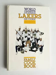 1985 World Champion Lakers Are Cookin Family Cook Book Lakers HC Rare VG++ - Picture 1 of 17