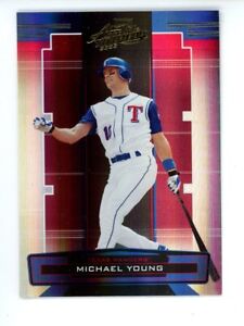 2005 Playoff Absolute Memorabilia   Michael Young #60 Texas Rangers