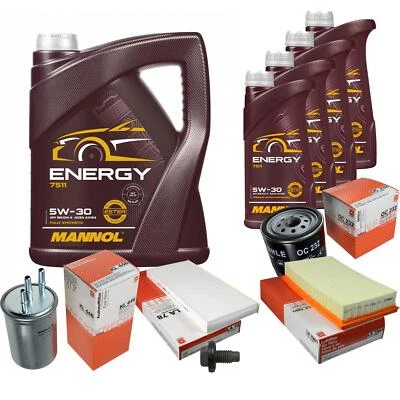 MAHLE Inspección Set 9L MANNOL 5W-30 Energy Para Ford Tourneo Connect - Imagen 1 de 4