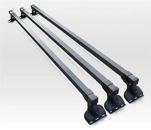 Roof Racks 3 Bars To Fit Peugeot Partner 2008-2016 Van Steel Top Tubes Accessory - Picture 1 of 9