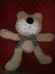 SUGAR LOAF GENTLY USED PLUSH TAN CAT 17 INCH - Picture 1 of 2