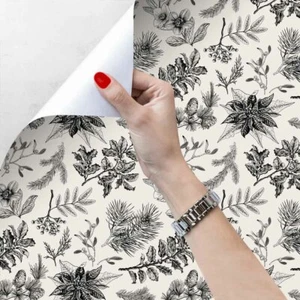 Christmas Tree Peel & Stick Removable Wallpaper Self-Adhesive Wallpaper # 08 - Picture 1 of 8