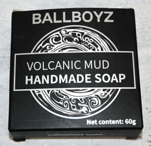 Volcanic Mud Handmade Soap net content : 60g Ballboyz New In Box - Picture 1 of 4