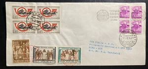 1961 Rome Italy Airmail First Day Cover FDC European Convention Vatican Stamp - Picture 1 of 2