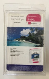 For HP 940XL C4908A Magenta Ink For OfficeJet Pro 8000 8500 8500a w/ NEW CHIP - Picture 1 of 4
