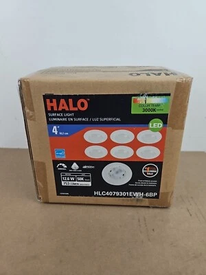 6PK Halo HLC4079301EWH-6BP 4 in. Integrated LED Recessed Light  - Image 1 of 4