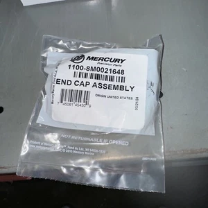NOS Mercury OEM# 1100- 8M0021648 Power Trim End Cap Assy - Foto 1 di 2