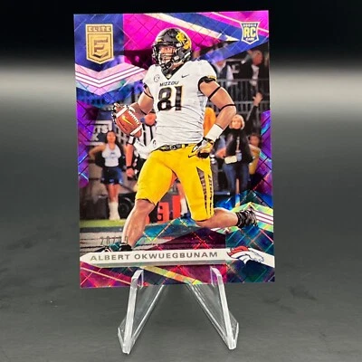 Albert Okwuegbunam 2020 Elite #163 Rookie Card Purple /99 Denver Broncos - Image 1 of 2