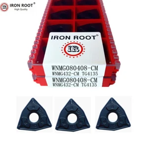 10P WNM080408-CM TG4135 CNC Turning Machining Tool Turning Carbide Insert for P - Bild 1 von 6