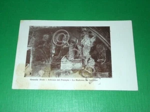 Cartolina Greccio ( Rieti ) - Affresco del Presepio - La Madonna col bambino '31 - Bild 1 von 1