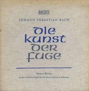 Helmut Walcha "J.S. Bach: Die Kunst Der Fuge BWV 1080" Archiv 14077/8, 3 LP Box - Picture 1 of 4