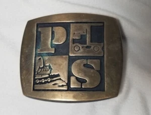 PS Fibbia da cintura bronzo massiccio (metallo arcobaleno) sabbia - Foto 1 di 4