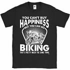 You Can't Buy Happiness But You Can Go Biking Mens T-Shirt