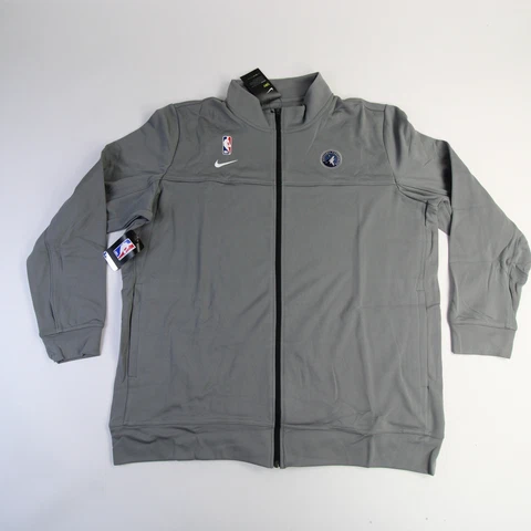 Minnesota Timberwolves NBA Jacket Men's Gray New Cover