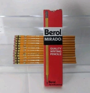Berol Mirado Pencils, Medium Soft 174-2 Unsharpened Box - 12 Pencils - Picture 1 of 7