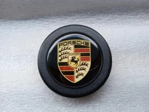 Unused MOMO x Porsche horn button for steering wheels 54mm from Japan - Picture 1 of 4