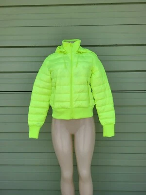 ZARA YELLOW Woman  PACKABLE WATER REPELLENT JACKET Long Sleeve  S  DEFECT - Image 1 of 4