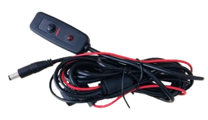 LED Light ON/OFF Switch Cable Replace Cord For Car Motorcycle Glow Neon Strip 2m - Picture 1 of 7