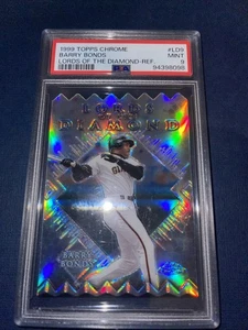 1999 BARRY BONDS Topps Chrome Lord Of The Diamond REFRACTOR #9 PSA 9 - Picture 1 of 2