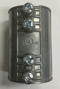JUEGO TORNILLO ACOPLAMIENTO ALUMINIO FUNDIDO A PRESIÓN 1-1/2" EMT - Imagen 1 de 3