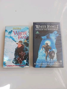 White Fang 1 & 2 VHS Walt Disney Big Box + Retail UK Rare Family Adventure Lot - Picture 1 of 9