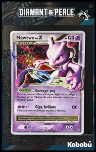 Carte Pokémon Mewtwo DP28 Niv. X Promo Diamant & Perle Blackstar FR - Imagen 1 de 3