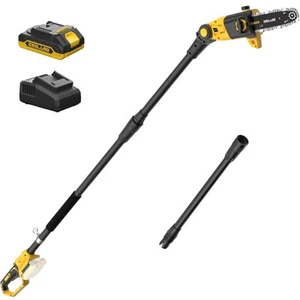 Pole Saw, 8-Inch Pole Saw for Tree Trimming Cordless 15-FT Max Reach, Auto Oi... - Picture 1 of 7