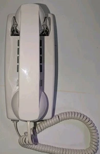  CORTELCO 255415-VBA-20M White  Wall  Phone,  Volume Control On Handset - Picture 1 of 9