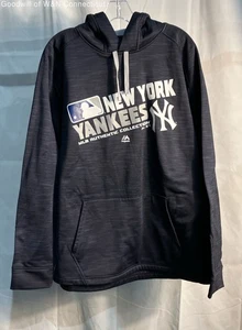Ny Yankees Men's Navy Sweater Size L Regular - Picture 1 of 5