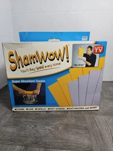 ORIGINAL ShamWow! AS SEEN ON TV 2 Large Towels 2 Mini Towels. 4 Total - Picture 1 of 5