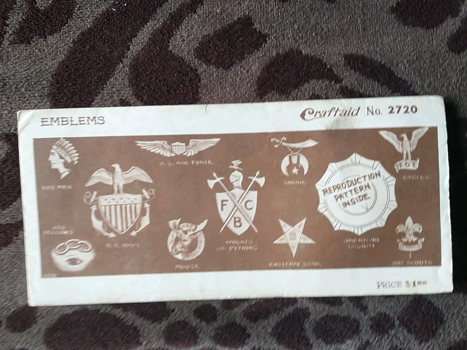 Plantilla de cuero Craftaid vintage n.º 2720  Foto 1 de 1