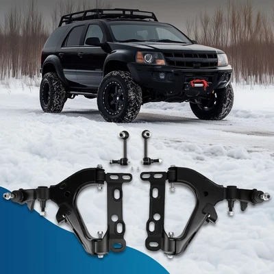 4x Front Lower Control Arms Sway Bar Link for 2004-2007 Chevy Trailblazer K80824 Foto 1 de 4