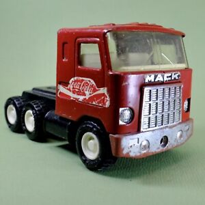 Vintage 1980 Buddy L mack Coca Cola Truck 6 Wheeler Truck tractor unit only