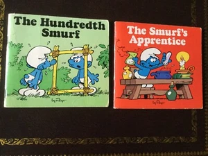 The Smurf’s Apprentice & The Hundredth Smurf, 1st Ed’s,1982,mini books  - Picture 1 of 10