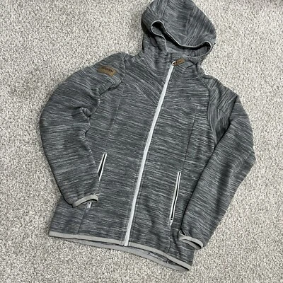 Bergans of Norway Jacket Extra Small Gray Full Zip Hooded Hareid Fleece Outdoors - Image 1 of 4