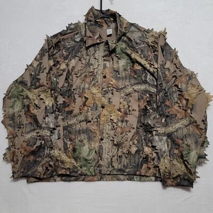 Advantage Timber Men’s Leafy Shirt Sz XL 3D Camo Hunting Long Sleeve Sportex - Picture 1 of 9