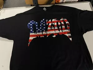 CAMICIA CON LOGO TWIZTID BANDIERA AMERICANA ROSSA BIANCA E BLU TAGLIA 2XL - Foto 1 di 2