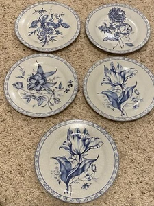Juego de 5 platos de ensalada/postre American Atelier FRENCH FLORAL 5091 8 1/8" - Imagen 1 de 4