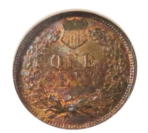 1874 Indian Head cent__NGC MS 65 RB - Picture 1 of 3