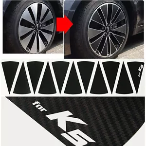 2011+ Optima(K5) Carbon Wheels Mask Decal Sticker GDI 18inches No.29 Trim - Foto 1 di 2