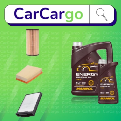 Kit de servicio para Renault Megane 2.0 dCi diésel 2005-2009 aceite cabina aire + aceite motor Foto 1 de 4