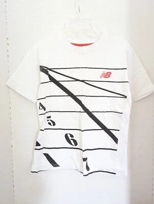 New Balance Boys White Active T-Shirt Sz 8 kids - Image 1 of 4