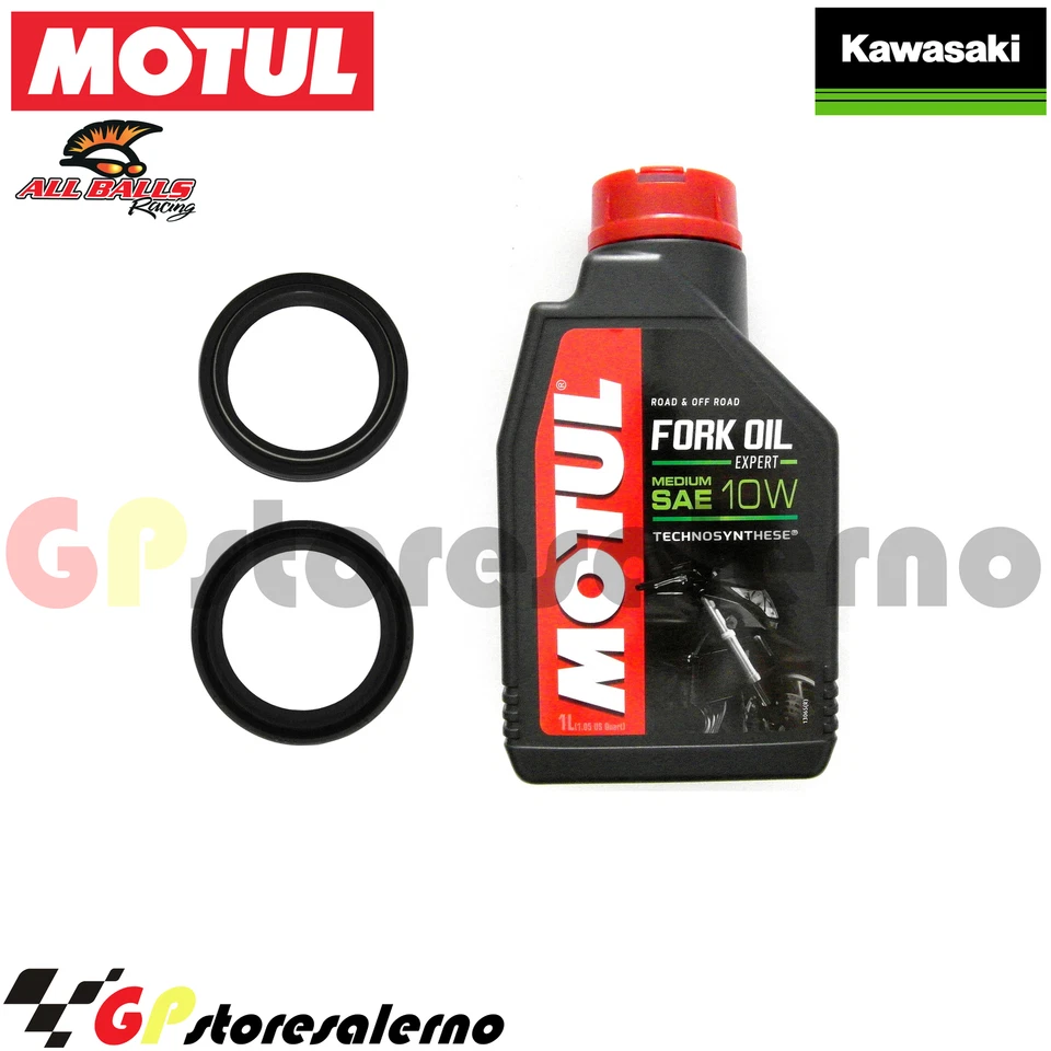 OLIO FORCELLA 10W MOTUL + KIT PARAOLI ALL BALLS KAWASAKI 900 ZX-9R NINJA 1995 Foto 1 de 1