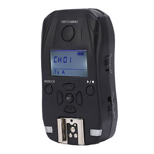 2 In 1 32CH FSK 2.4GHZ Wireless Flash Trigger Timer High Speed Sync 1/250s F TOS