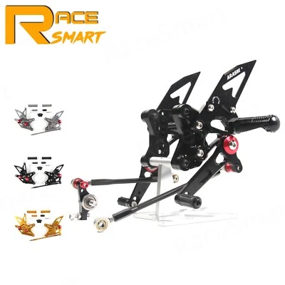 Reposapiés ajustables para Ducati 1198 1198S 1198R 2010 2011 2012 Foto 1 de 4